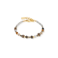 Coeur de Lion Shape Mix Spikes Smoky Glow Bracelet