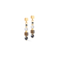 Coeur de Lion Shape Mix Spikes Smoky Glow Earrings