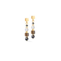 Coeur de Lion Shape Mix Spikes Smoky Glow Earrings