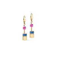 Coeur de Lion GeoCUBE® Iconic Metallic Rainbow Gold Earrings
