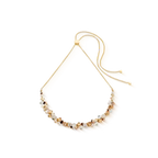 Coeur de Lion Dancing Crystals necklace gold-beige