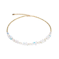 Coeur de Lion Dancing Crystals & Pearls Necklace