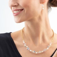 Coeur de Lion Dancing Crystals & Pearls Earrings