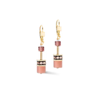 Coeur de Lion GeoCUBE® Iconic earrings gold Blush