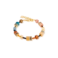 Coeur de Lion GeoCUBE® Iconic bracelet Earth Mirage gold