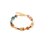 Coeur de Lion GeoCUBE® Iconic bracelet Earth Mirage gold