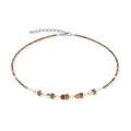 Coeur de Lion Sparkling Princess Mocha Mousse Necklace