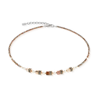 Coeur de Lion Sparkling Princess Mocha Mousse Necklace