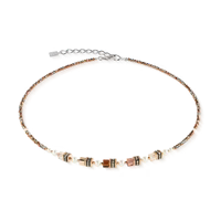 Coeur de Lion Sparkling Princess Mocha Mousse Necklace