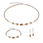 Coeur de Lion Sparkling Princess Mocha Mousse Necklace