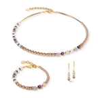 Coeur de Lion Precious Fusion Offset necklace champagne-blush