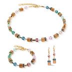Coeur de Lion GeoCUBE® Iconic Metallic Art Nouveau Earrings