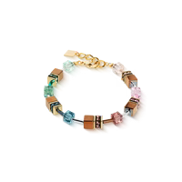 Coeur de Lion GeoCUBE® Iconic Metallic Art Nouveau Bracelet