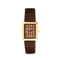 Coeur de Lion Watch Iconic Spikes Leather Mocha Mousse Watch