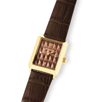 Coeur de Lion Watch Iconic Spikes Leather Mocha Mousse Watch