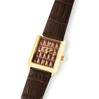 Coeur de Lion Watch Iconic Spikes Leather Mocha Mousse Watch