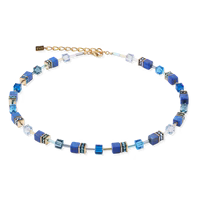 Coeur de Lion GeoCUBE® Iconic Precious necklace blue
