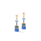 Coeur de Lion GeoCUBE® Iconic Precious earrings blue