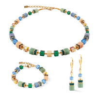 Coeur de Lion GeoCUBE® Precious Statement necklace gold-spring