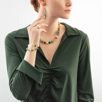 Coeur de Lion GeoCUBE® Precious Statement earrings gold-spring