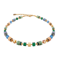 Coeur de Lion GeoCUBE® Precious Statement necklace gold-spring