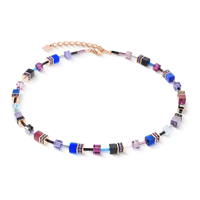 Coeur de Lion GeoCUBE® Iconic necklace Blue Moon