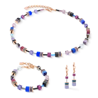 Coeur de Lion GeoCUBE® Iconic necklace Blue Moon