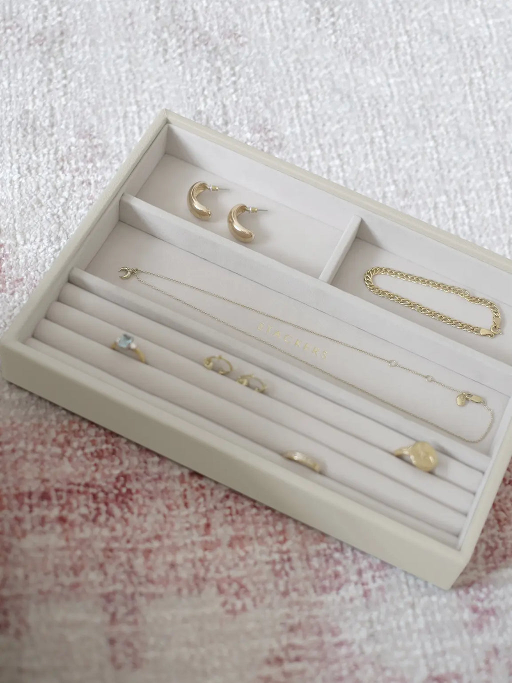 Stackers - Oatmeal Classic Ring & Bracelet Layer - 75602