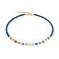 Coeur de Lion Necklace Sparkling Princess Spikes gold-multicolour