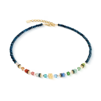 Coeur de Lion Necklace Sparkling Princess Spikes gold-multicolour