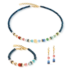 Coeur de Lion Necklace Sparkling Princess Spikes gold-multicolour