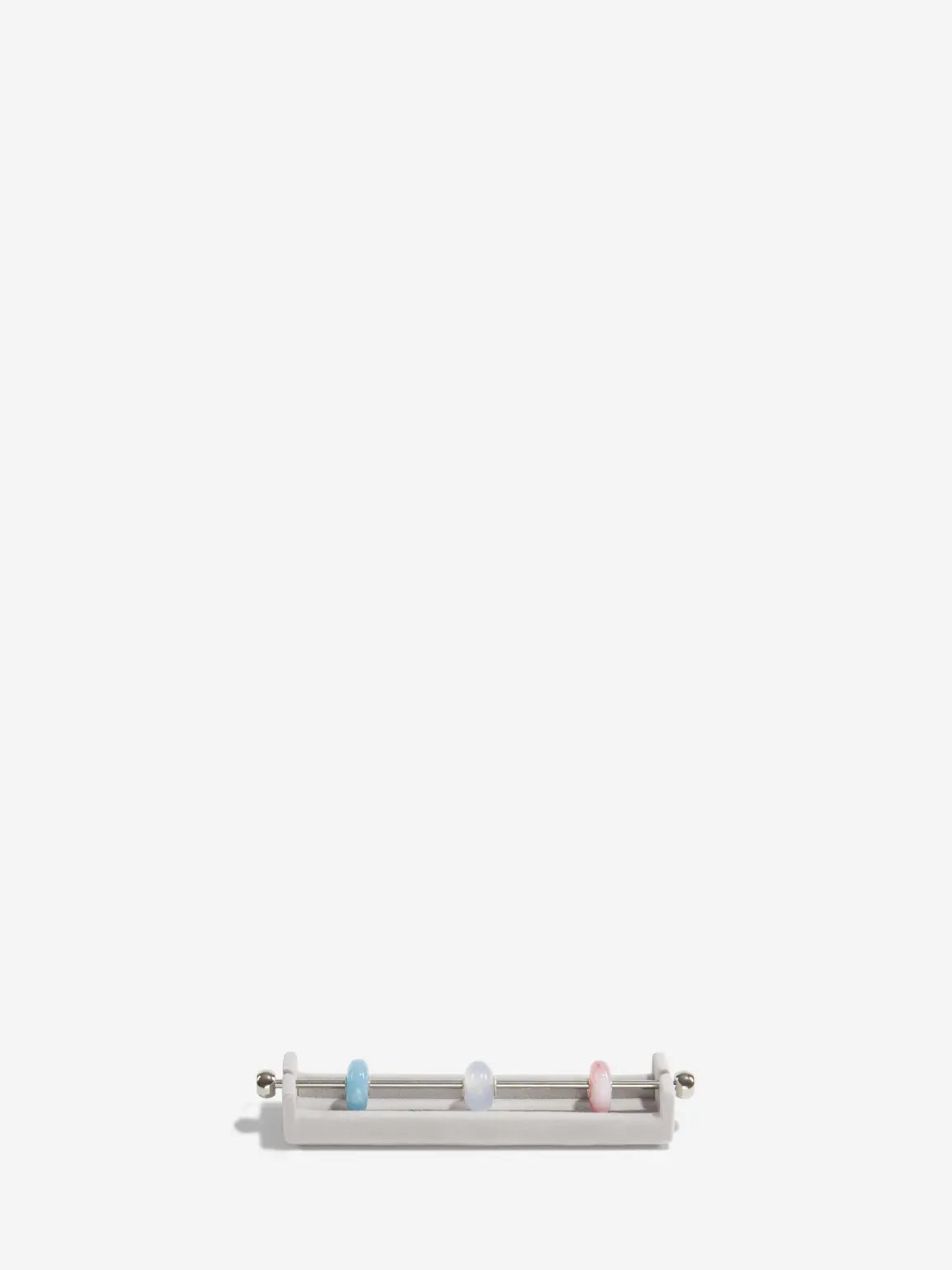 Stackers - Grey Velvet Charm Bar - 73771