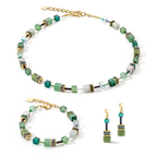 Coeur de Lion GeoCUBE® Iconic Precious necklace green