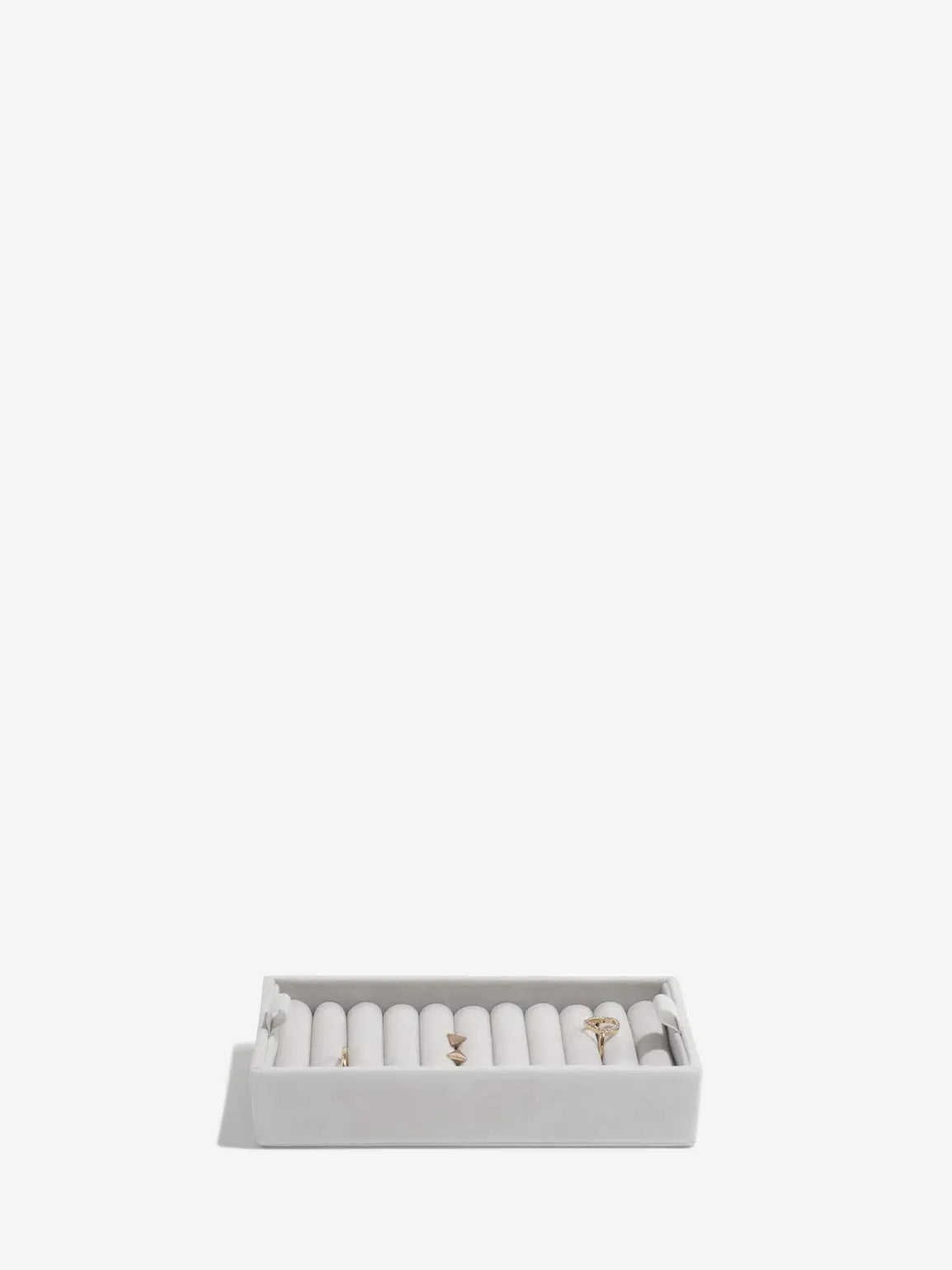 Stackers - Grey Velvet Ring Holder - 73772
