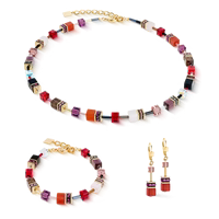Coeur de Lion GeoCUBE® Iconic Precious bracelet Festive red