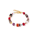 Coeur de Lion GeoCUBE® Iconic Precious bracelet Festive red