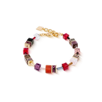 Coeur de Lion GeoCUBE® Iconic Precious bracelet Festive red