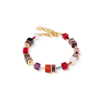 Coeur de Lion GeoCUBE® Iconic Precious bracelet Festive red