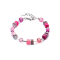 Coeur de Lion GeoCUBE® Iconic bracelet Viva Magenta