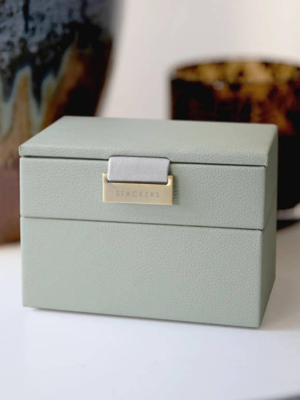 Stackers - Sage Green Micro Jewellery Box - 76152