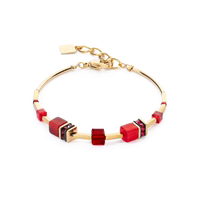 Coeur de Lion GeoCUBE® Iconic Lite Bracelet Red