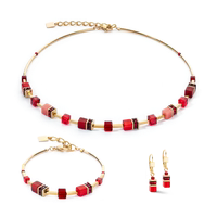Coeur de Lion GeoCUBE® Iconic Lite Bracelet Red