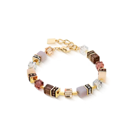 Coeur de Lion GeoCUBE® Precious Statement bracelet golden Blush