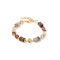 Coeur de Lion GeoCUBE® Precious Statement bracelet golden Blush