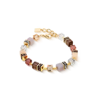 Coeur de Lion GeoCUBE® Precious Statement bracelet golden Blush