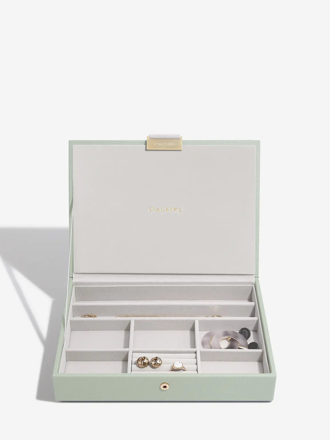 Stackers - Sage Green Classic Jewellery Box Lid