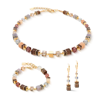 Coeur de Lion GeoCUBE® Precious Statement bracelet golden Blush