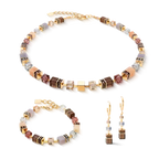 Coeur de Lion GeoCUBE® Precious Statement bracelet golden Blush