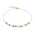 Coeur de Lion Sparkling Princess Spikes gold-Art Nouveau necklace