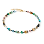 Coeur de Lion GeoCUBE® Iconic Precious necklace Art Nouveau